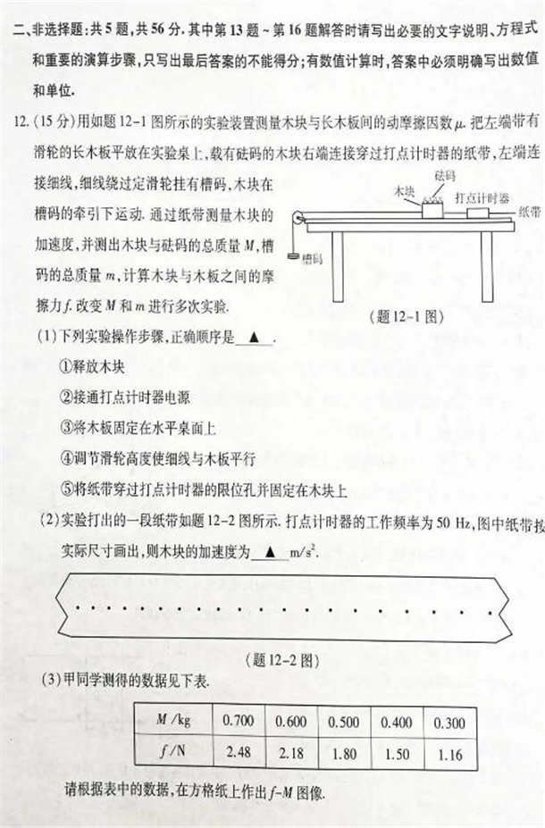 2021八省联考物理试卷